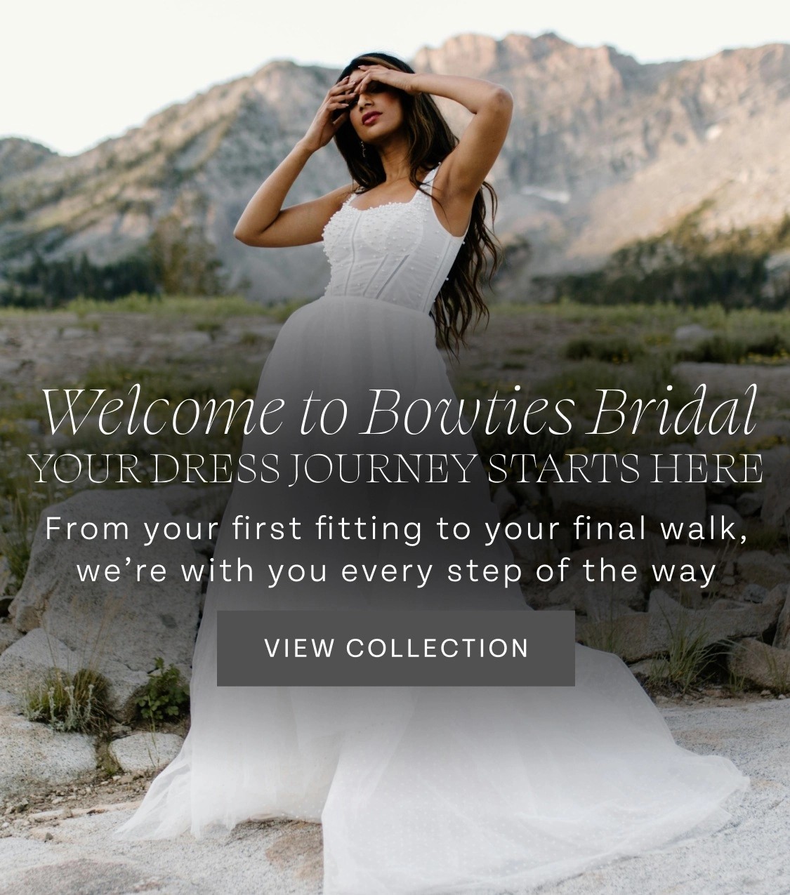 Welcome to Bowties Bridal Mobile Banner
